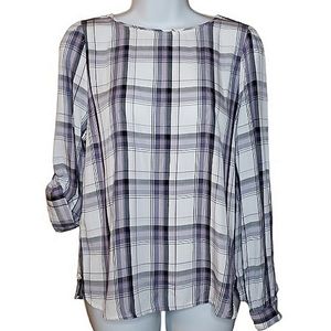 LOFT - Plaid Blouse - SP - LN